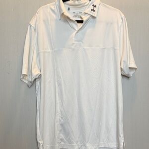 Under Armour Men's White Polo Shirt